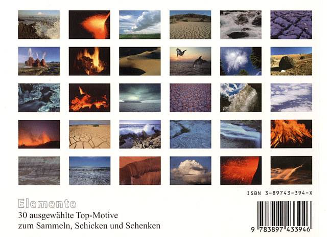 Postkartenbuch Elemente