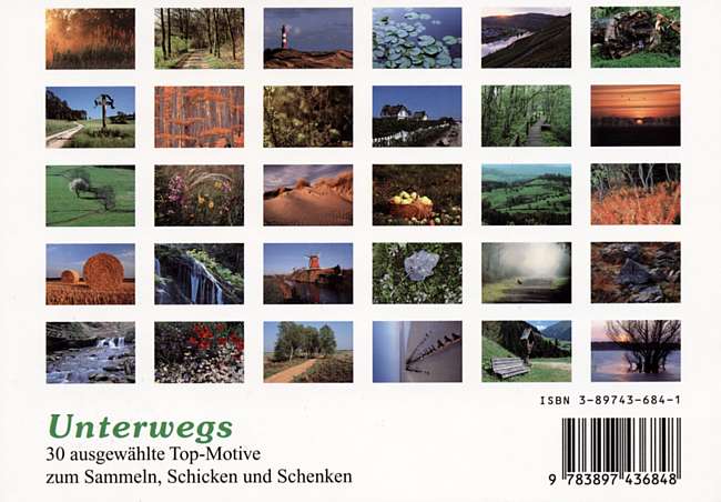 Postkartenbuch Unterwegs